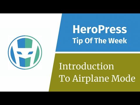 Introduction To WordPress Airplane Mode