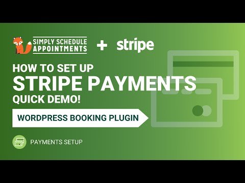 Stripe Payments Setup for WordPress Booking Plugin Calendars | Simply Schedule Appointments
