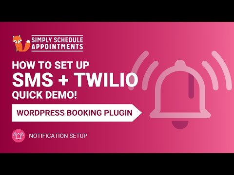 SMS & Twilio Setup for WordPress Booking Plugin Calendars | Simply Schedule Appointments