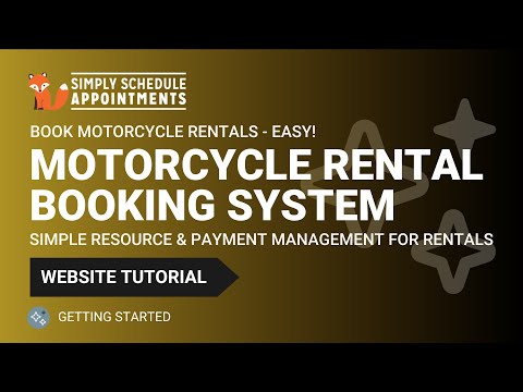 Book Motorcycle Rentals on WordPress | Simply Schedule Appointments