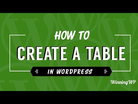 How To Add A Table To A WordPress Post Or Page (Step by Step)