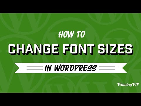 How To Change Font Sizes In A WordPress Post Or Page (Step by Step)