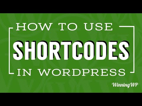How To Use Shortcodes In WordPress