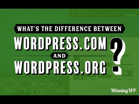 What’s the Difference Between WordPress.com and WordPress.org?