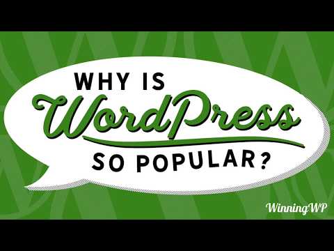 Why Is WordPress So Popular? What Makes It So Great?