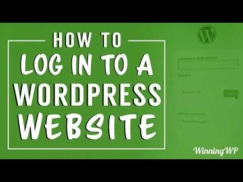 How to Login to WordPress Admin Page/Dashboard?