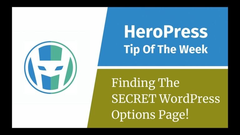 Finding the SECRET options.php file!