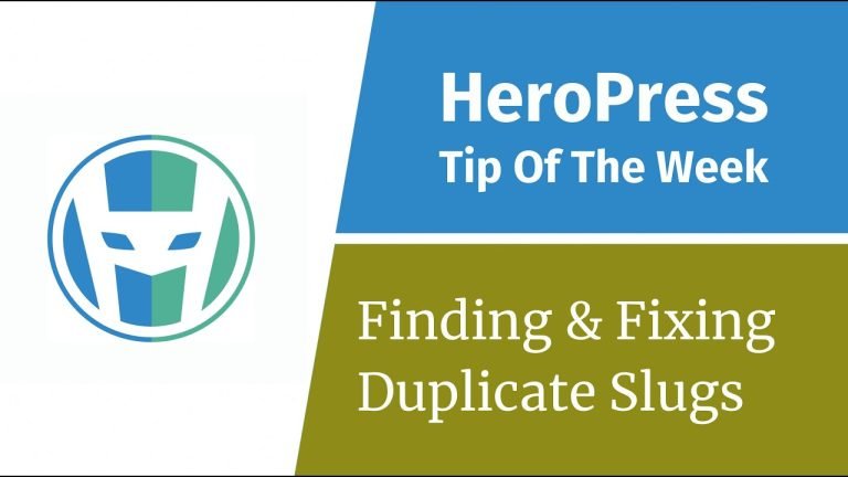 Finding and Fixing Duplicate Slugs in WordPress