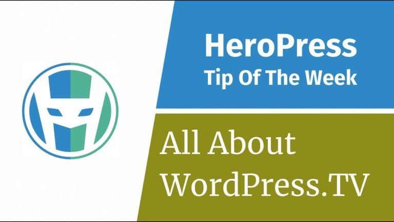 All About WordPress.tv