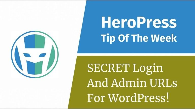 The SECRET WordPress Login And Admin Links