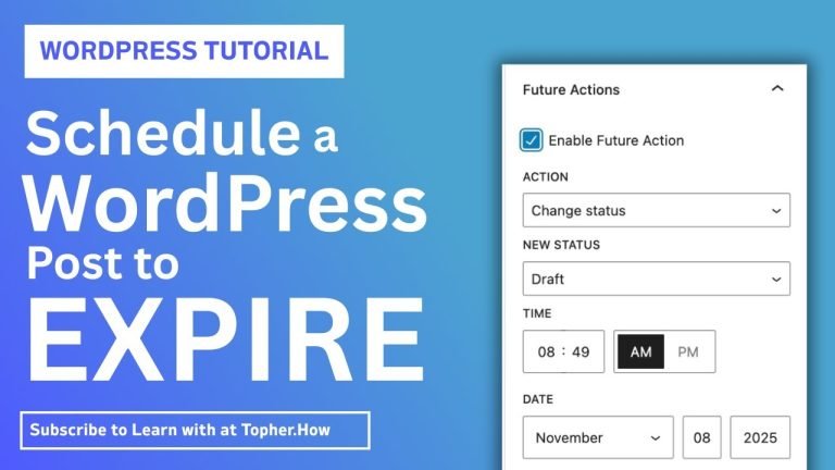 Schedule WordPress Post Expiration With PublishPress Future
