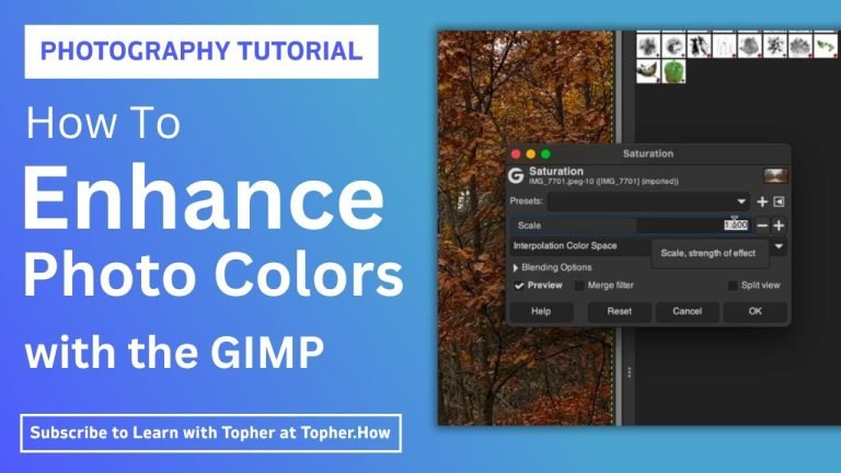 Enhance Colors In Your Photos With The GIMP