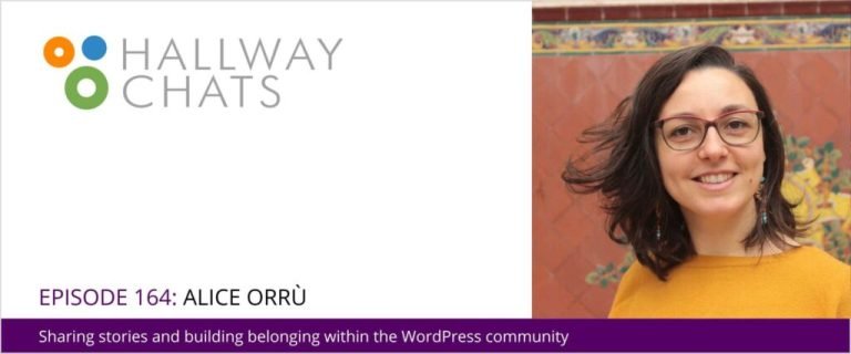 Episode 164 – A Chat With Alice Orrù – Hallway Chats
