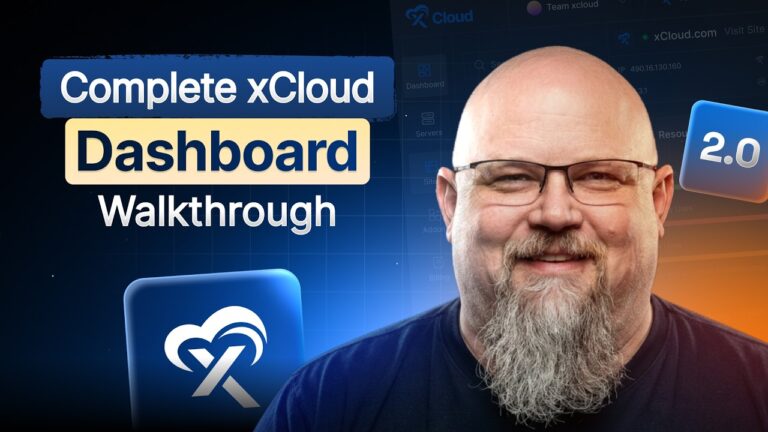 xCloud UI 2.0 & Complete Dashboard Walkthrough (Manage Servers